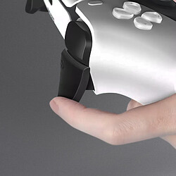 Avizar Kit d'accessoires manette PS5 Dualsense Extensions gâchettes Poignée grips Noir pas cher