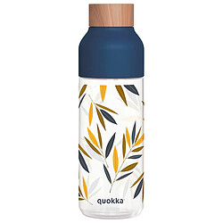 Quokka Bouteille d'eau Bouchon et Design Bambou 720ml en Ecozen Bleu
