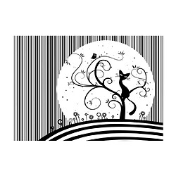 Paris Prix Papier Peint Cat's Melody III 105 x 150 cm