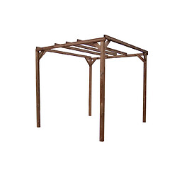 Pergola en bois thermo chauffé 8.88 m² sans couverture - TH3030 - Thonon - HABRITA