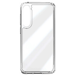 Crong Coque Crystal pour Samsung Galaxy S23 avec Dos Rigide et Bords surélevés Transparent