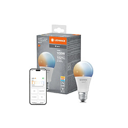 Ledkia Ampoule Intelligente LED E27 14W 1521 lm A75 Wifi CCT Sélectionnable LEDVANCE Smart+ CCT