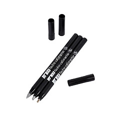 Paris Prix Lot de 3 Stylos Calligraphie 19cm Argent