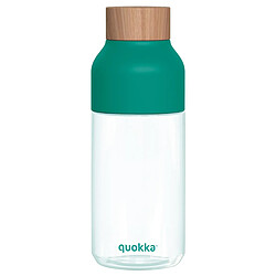 Quokka Bouteille d'eau 570ml en Ecozen avec Bouchon Bambou Vert