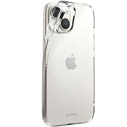 Crong Coque Crystal Slim pour iPhone 15 Plus avec Bord surélevé Transparent