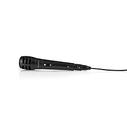 Nedis Microphone Cardioïde Filaire avec Câble Détachable et Interrupteur Noir