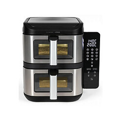 Friteuse sans huile 2 x 5.5l 2800w - DOC344CO - Livoo X Marmiton - LIVOO