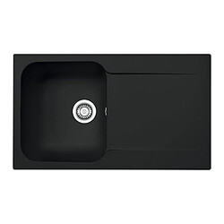 Franke Evier résine 1 bac ETIK 86 x 50 cm noir 