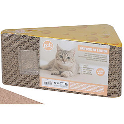 Toilinux Griffoir fromage avec herbe à chat