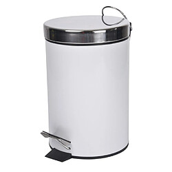 Paris Prix Poubelle à Pédale Vitamine II 3L Blanc