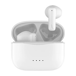 Écouteurs Bluetooth 5.4 Boitier de charge 30h Bouton de commande Akashi - blanc