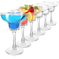 Vendos85 Verres à cocktail transparents 270 ml – Lot de 6