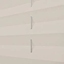 Helloshop26 Store plissé en crème 100 x 125 cm 4102217