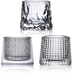 Vendos85 Verres à Whisky en Cristal – Lot de 2, Design Classique