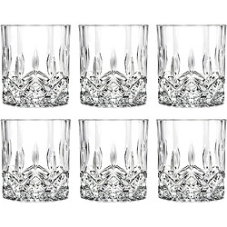 Vendos85 Lot de 6 Verres à Whisky Cristal – 300 ml