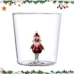 Vendos85 Verres de Noël 300ml – Père Noël & Arbre de Noël
