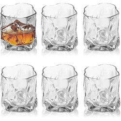Vendos85 Lot de 6 Verres à Whisky Origami 200 ml