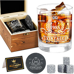 Vendos85 Coffret Whisky 40 ans Homme 1985 Cadeau Luxe