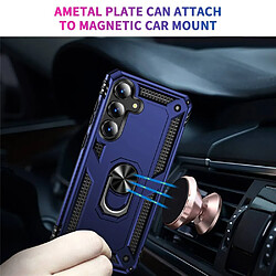 Avis Htdmobiles Coque pour Samsung Galaxy S25 FE 5G - housse etui rigide anti choc + film ecran - BLEU FONCE