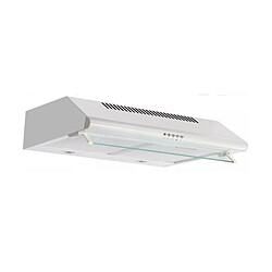 Hotte visière 60cm 322m3/h blanc - GHC632WH - AIRLUX