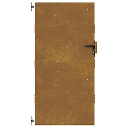 Acheter vidaXL Portail de jardin 85x175 cm acier corten