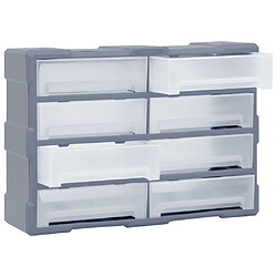 Acheter vidaXL Organisateur multi-tiroirs avec 8 grands tiroirs 52x16x37 cm