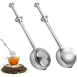 Vendos85 2 Passoires à Thé en Acier Inoxydable avec Poignée Télescopique