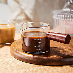 Vendos85 Tasse à mesurer expresso en verre borosilicaté