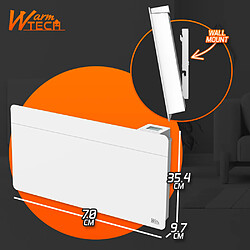 Acheter Warm Tech Chauffage électrique mural 1500W - IP24 - fil pilote 6 ordres