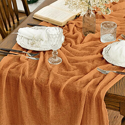 Vendos85 Chemin de table Artoid Mode 300 cm orange