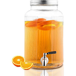 Vendos85 Distributeur de Boissons en Verre avec Robinet 4L/5,5L