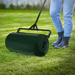 Ecd Germany Rouleau à gazon Rouleau de jardin Rouleau manuel Aérateur de gazon Rouleau agric