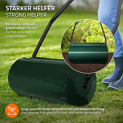 Ecd Germany Rouleau à gazon Rouleau de jardin Rouleau manuel Aérateur de gazon Rouleau