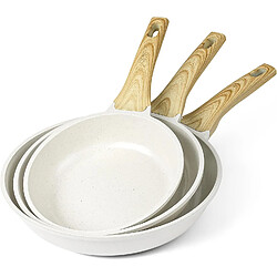 Vendos85 Poêle en céramique 20/24/28 cm antiadhésive