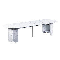 Paris Prix Table à Manger Extensible Julie 110-310cm Blanc