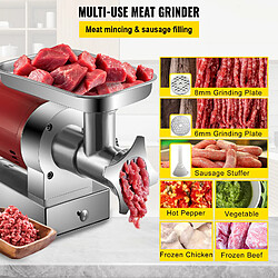 VEVOR Hachoir à Viande Électrique Poussoir à Saucisses 300 kg/h 800 W Cuisine pas cher