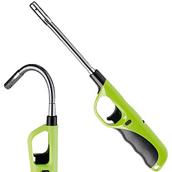 MEVA Allume-cheminée à gaz avec long embout flexible et verrouillage de sécurité.