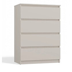 3XELIVING Commode : 4 Tiroirs, Cachemire, 40 X 97 X 70 Cm