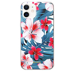 Crong Coque souple pour iPhone 12 et 12 Pro Design Flower Case Multicolore