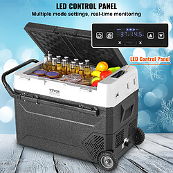 Acheter Vevor Réfrigérateur 60L 12V, roulettes, zone unique, -20/20°C, camping extérieur