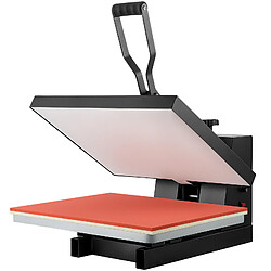 Vevor Presse a Chaud 406x510 mm, Machine de Sublimation Textile 1700 W Chauffage Rapide, Presse a Chaleur Transfert par Sublimation, Numerique et Industrielle, pour T-shirts/Sacs/Oreillers, Noir