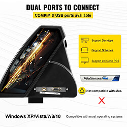 Vevor Machine de Coupeur de Traceur de Vinyle 720mm Vinyle Plotter de Decoupe Noir de Haute Efficacite, Decoupeuse Coupe-Vinyle Professionnel avec 3 Lames Support de Sol Robuste pour Tracer Decouper pas cher