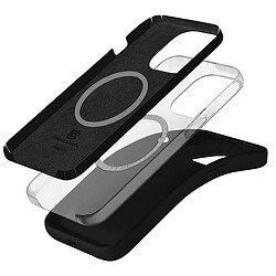 Crong Coque MagSafe Color Cover Magnetic pour iPhone 13 Pro Max Noir