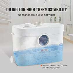 Avis VEVOR Pompe macératrice eaux usées sanitaire évier 700 W avec 3 entrées d'eau