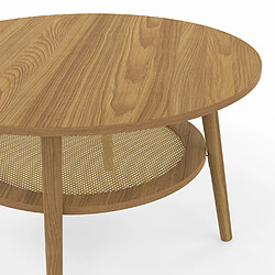 Idmarket TABLE BASSE HANAE RONDE pas cher
