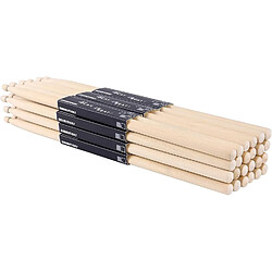 Vendos85 12 paires de baguettes de batterie en érable 40,6 cm