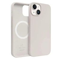 Crong Coque MagSafe Color Cover Magnetic pour iPhone 14 et iPhone 13 Beige