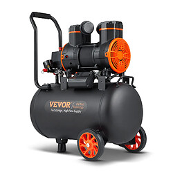 Vevor Compresseur air silencieux 35L, 1800W, 8,7m³/h à 6,2bar, réparation auto
