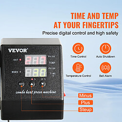 Avis Vevor Presse Chauffante a Commande Numerique 8 En 1, Presse de la Chaleur de 15" X 12" (38 X 30cm), Pour Transfert Par Sublimation