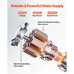 Avis VEVOR 3SDM4/13 - Pompe immergée 550 W - 100 L/min - 53 m - Inox - IP68